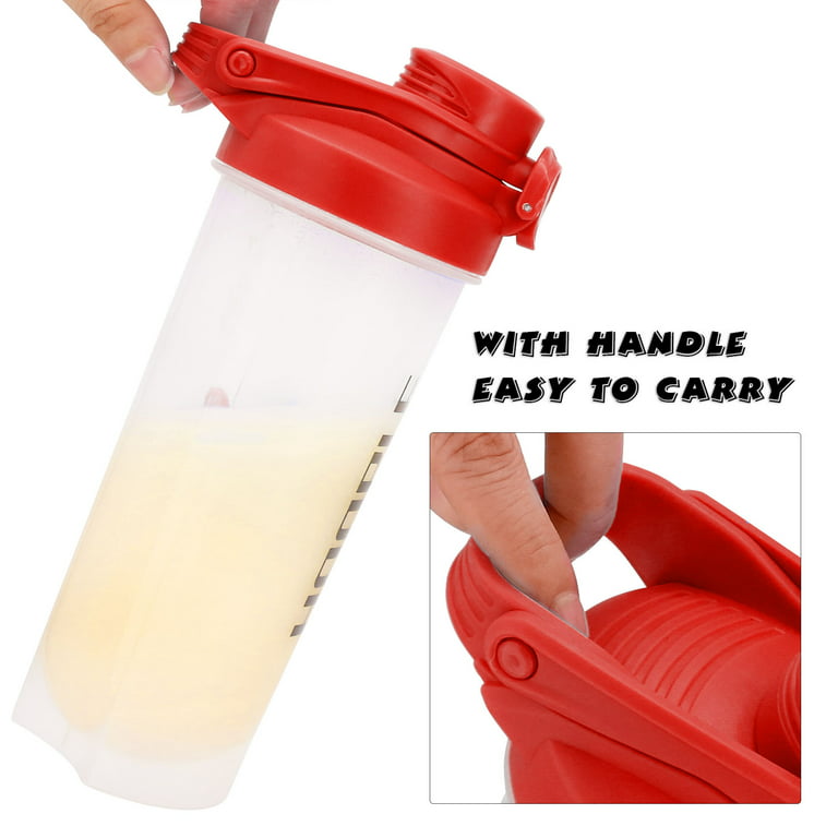 Marcy Shaker Bottle - Clear with Non-Spill Black Lid - 23.5 oz