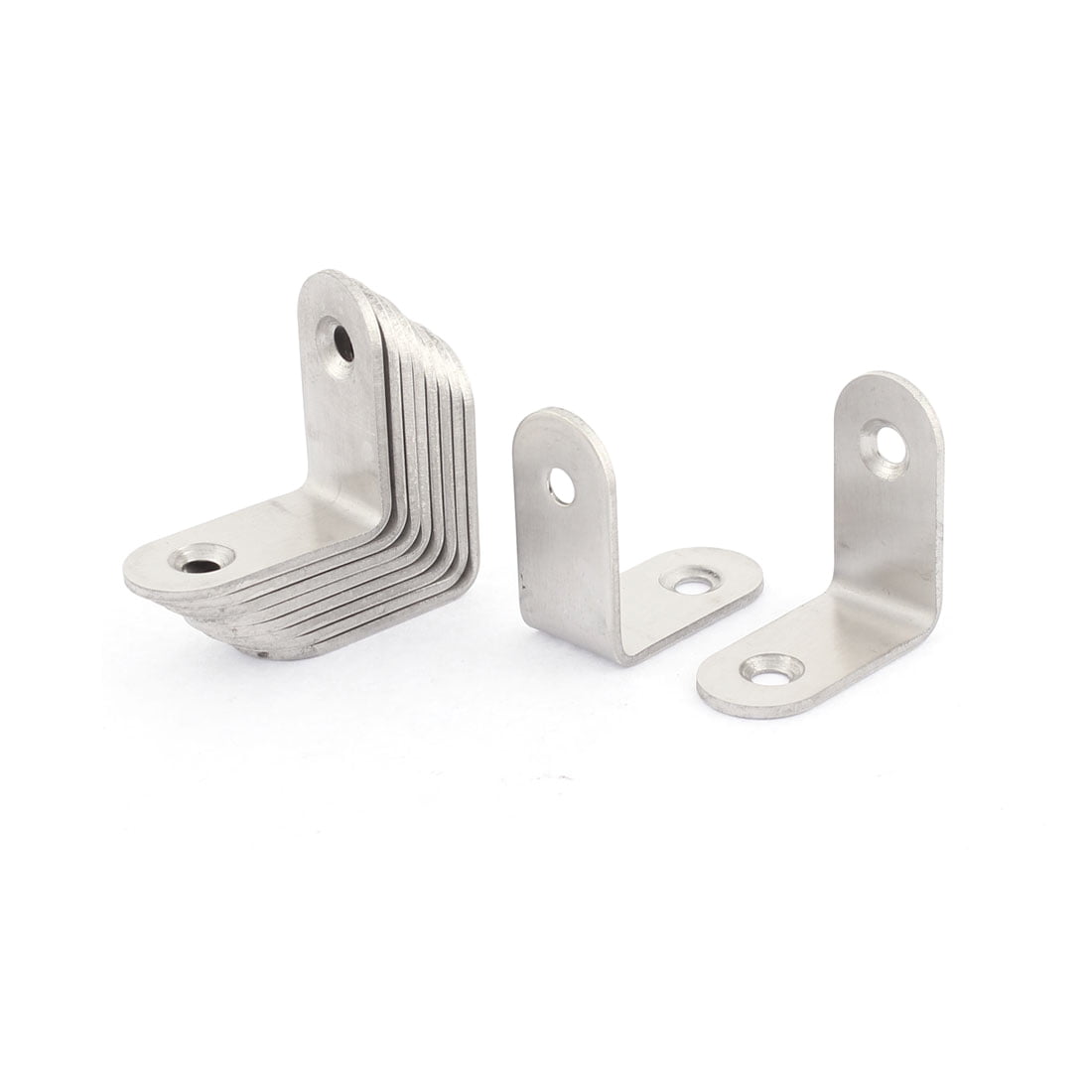 Stainless Steel 90 Degree Fixing Angle Bracket 30 x 30mm 10pcs