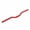 Rouge, variante sur Khall Guidon Rehausse-Pignon Fixe en Aluminium pour Vélo de Montagne et de Route 25,4 mm*520 mm, Barre Rehausse-Pignon de Vélo, Guidon de Vélo de Montagne
