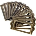 thumbnail image 3 of SHAR Bronze Rétro Vintage Métal Nom Tag Cadre - Lot de 30 (70 x 33mm), 3 of 5