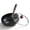 Normal Glass Lid, variant on Uncoated Thick Iron Pot, Japanese Cast Iron Pan with Lid, Hand Forged Durable Rust Resistant Cookware for Kitchen