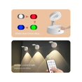 thumbnail image 3 of Wireless LED Spotlight Remote Control Closet Spotlights RGB Spotlights for Bedroom Wine Cabinet Lig, 3 of 4