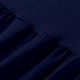 thumbnail image 5 of ZHOGXU Women's Casual Dress Long Sleeve Round Neck Solid Color Comfortable Relaxed Fit Stretchy Dresses For Daily Wear Home Beach,Navy,Xl, 5 of 9