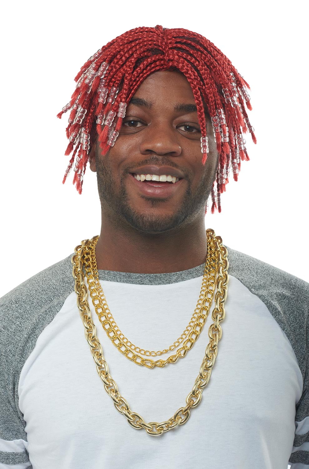 Red Rapper Wig
