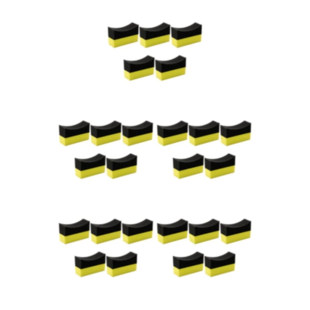 Cateissary Almohadilla de esponja de espuma automotriz, 5 piezas, fácil de limpiar, amplia aplicación, fuerte capacidad de descontaminación, Type2 NO2