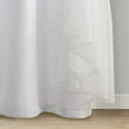 thumbnail image 4 of VCNY Home Jessica 2-Piece White Solid Blackout Curtain Set, 38" x 84", 4 of 5