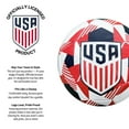 thumbnail image 2 of Icon Sports Official US Men's National Soccer Team Ultimate Fan Pack - Unisex Adult - Jacket, T-Shirts, Scarf & Soccer Ball - USSFUFP Navy XL, 2 of 9