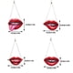 thumbnail image 2 of Halloween Decoración Adorno de labios para colgar en la pared, Halloween, Hip Hop, acrílico, lengua de labio rojo, adorno para espejo retrovisor, colgante con cuentas, decorac(Buy 2 ship 3), 2 of 2