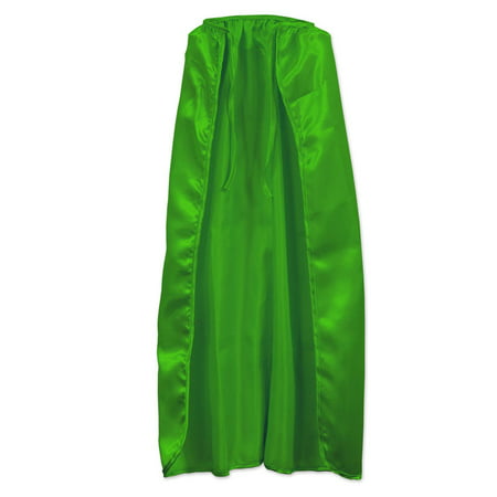 Club Pack of 12 Halloween Green Super Hero Capes 30