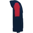 thumbnail image 3 of Holloway Sportswear S Blue Chip Hoodie Navy/Scarlet 222540, 3 of 5