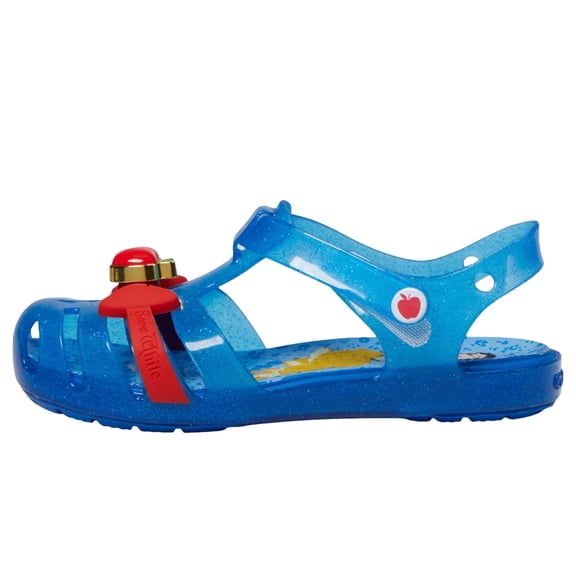 Crocs Toddler Disney Snow White Isabella Jelly Sandals, Bright Cobalt, C6