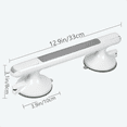 thumbnail image 7 of Shower Handle Gray 13In Grab Bar for Bathtubs and Showers, 7 of 7