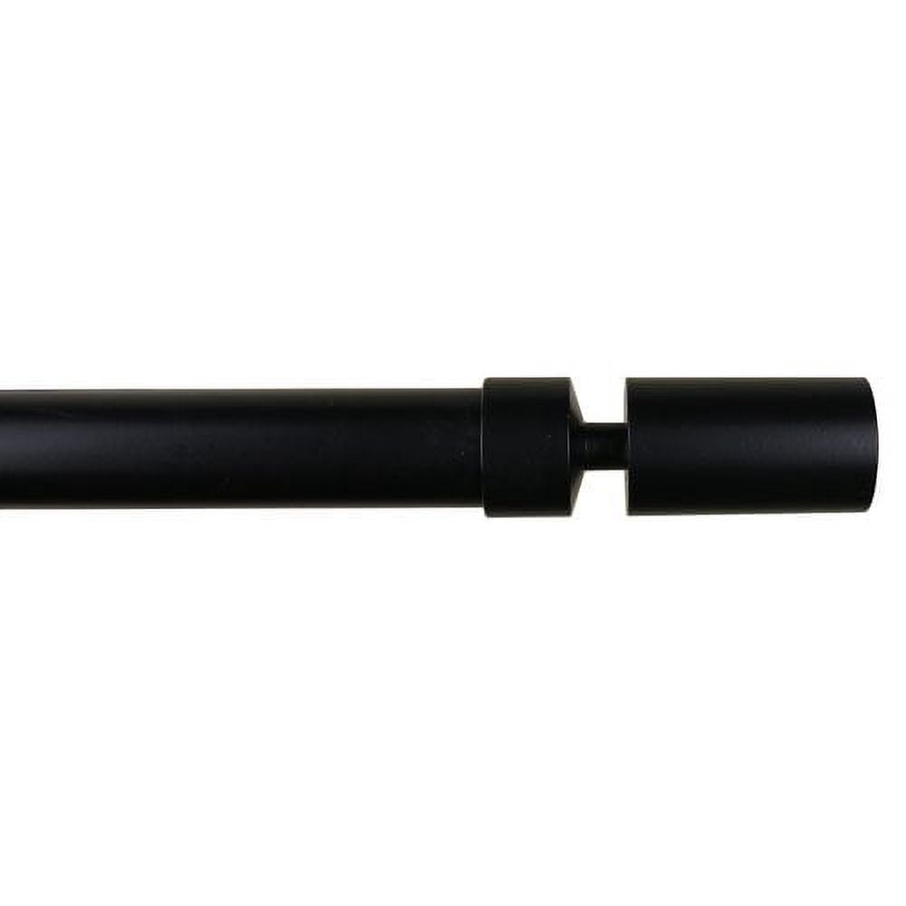Urbanest 1" Sullivan Curtain Rod, 84"-120", Brushed Steel