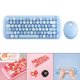 thumbnail image 4 of Juego de inalámbrico 2.4G y mouse inalámbrico para PC de escritorio Azul Sunnimix Ratón Teclado Inalámbrico, 4 of 8