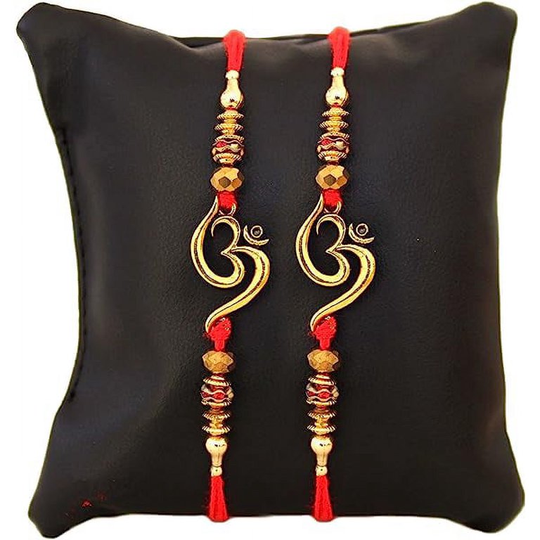 TIED RIBBONS Rakhi For Brother And Bhabhi With Gift Sweets Hamper