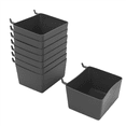 thumbnail image 2 of 32 Pieces Bins Kit Parts Storage Accessories Workbench Bins for Organizing Hardware(Grey), 2 of 7