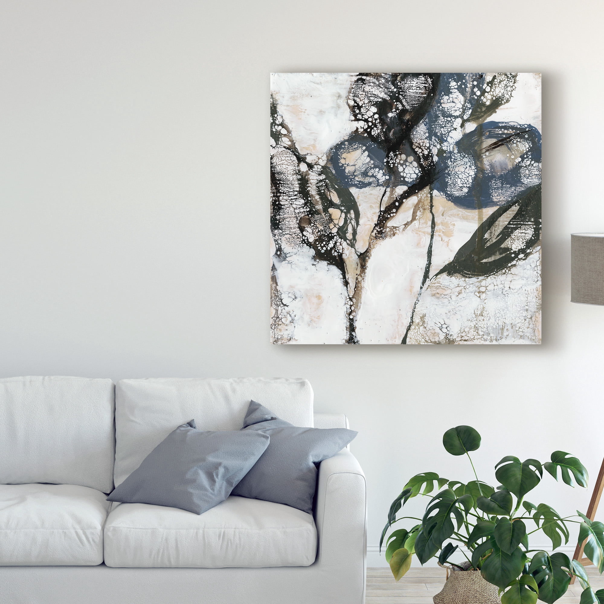 Trademark Fine Art 'Crackled Stems I' Canvas Art by Jennifer Goldberger