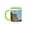 Green/White, variant on 3drose, Minnesota, Lake Superior North Shore, Split Rock Lighthouse, 1910, 11oz Two-tone Yellow Mug