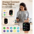 thumbnail image 2 of Reloj inteligente Iaret Smart Watch de 1,85 pulgadas para mujer con 100 modos deportivos, 2 of 7