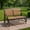 Brown, variant on Topcobe Double Chair Outdoor, Patio Glider Bench, Porch, Backyard, Sturdy, Gray