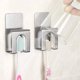 thumbnail image 5 of Soporte para cepillo de dientes autoadhesivo YONGSHENG plateado 2 uds, 5 of 5