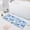 Blue Butterflies and Flowers, variant on Haosy Blue Butterflies and Flowers Bathroom Rugs Non Slip Absorbent Soft Plush Quick Dry Bath Mat, 39"x20"