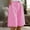Hot Pink women cotton linen shorts plus size a1, variant on Cagogo Women Cotton Linen Plus Size Shorts Elastic Waist Bermuda Pants with Pockets Plaid Casual Loose Workout Lounge Pants Summer Beach Travel Trousers, Hot Pink M