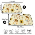 thumbnail image 3 of Balery Watercolor Bee Honey Honeycomb Bee Print Car Windshield Sun Shade,Windshield Sunshade for Car Pickup Truck SUV Accessories-Medium, 3 of 7
