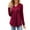 Wine---women blouses long sleeve, variant on Aboser Long Sleeve Tunic Tops for Women Dressy Casual Notch Collared Shirts Trendy Button Decor Tunics to Wear with Leggings Flowy Loose Fit V Neck Blouses Black M