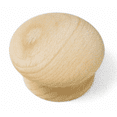 thumbnail image 3 of Laurey 32701 2" Au Natural Wood Mushroom Knob, 3 of 5