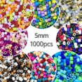 thumbnail image 2 of 1000 piezas de cuentas de hierro de rompecabezas de píxeles de 5 mm para niños, cuentas Perler Hama, bricolaje, regalo hecho a mano de alta calidad, juguete, cuentas fusibles, 2 of 5