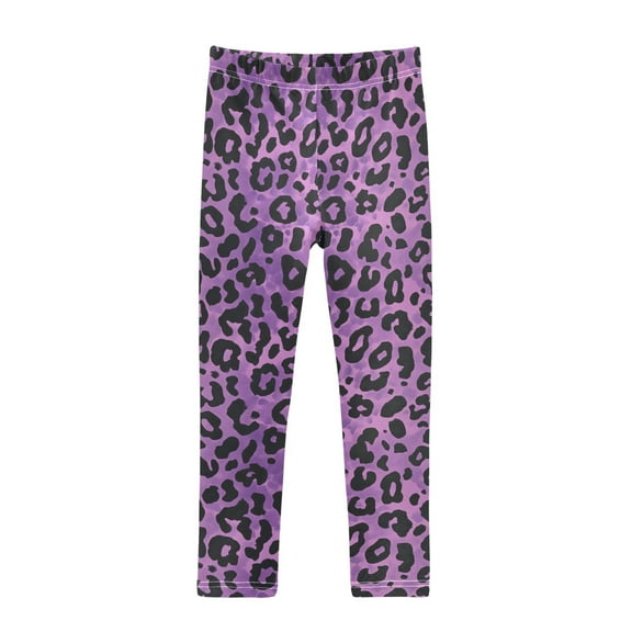 joogoo Girls' Leggings Leopard-a1 Print Yoga Pants 6T