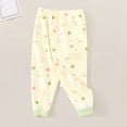thumbnail image 2 of HAiming Toddler Baby Girls Cotton Legging Soft Elastic Waist Cute Printed Fall Long Pants Going out Clothes for Kids, 2 of 3