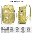 thumbnail image 2 of Cluck Chicken Pattern Insulated Backpack Cooler, Leakproof Waterproof Cooler Bag, Cute Cartoon Lunch Backpack for Students, Farmers, Camping, Beach, 2 of 6