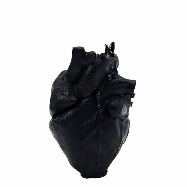 pstuiky Vela en forma de corazón, adorno decorativo para el hogar, vela aromática