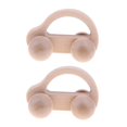 thumbnail image 1 of 2 Unids De Natural Del Bebé Montessori Dentición niño niño Del Coche Sonajeros, 1 of 8