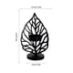 thumbnail image 4 of Candelabro con forma de hoja, candelero con soldadura de hierro, candelabro para decoración del hogar, negro, tipo A Yuarrent HA002256-02, 4 of 6