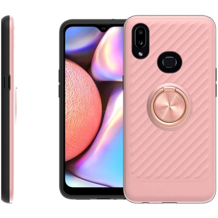 Compatible Samsung Galaxy A10s Phone Case with Tempered Glass Screen Protector Cover 360 Degree