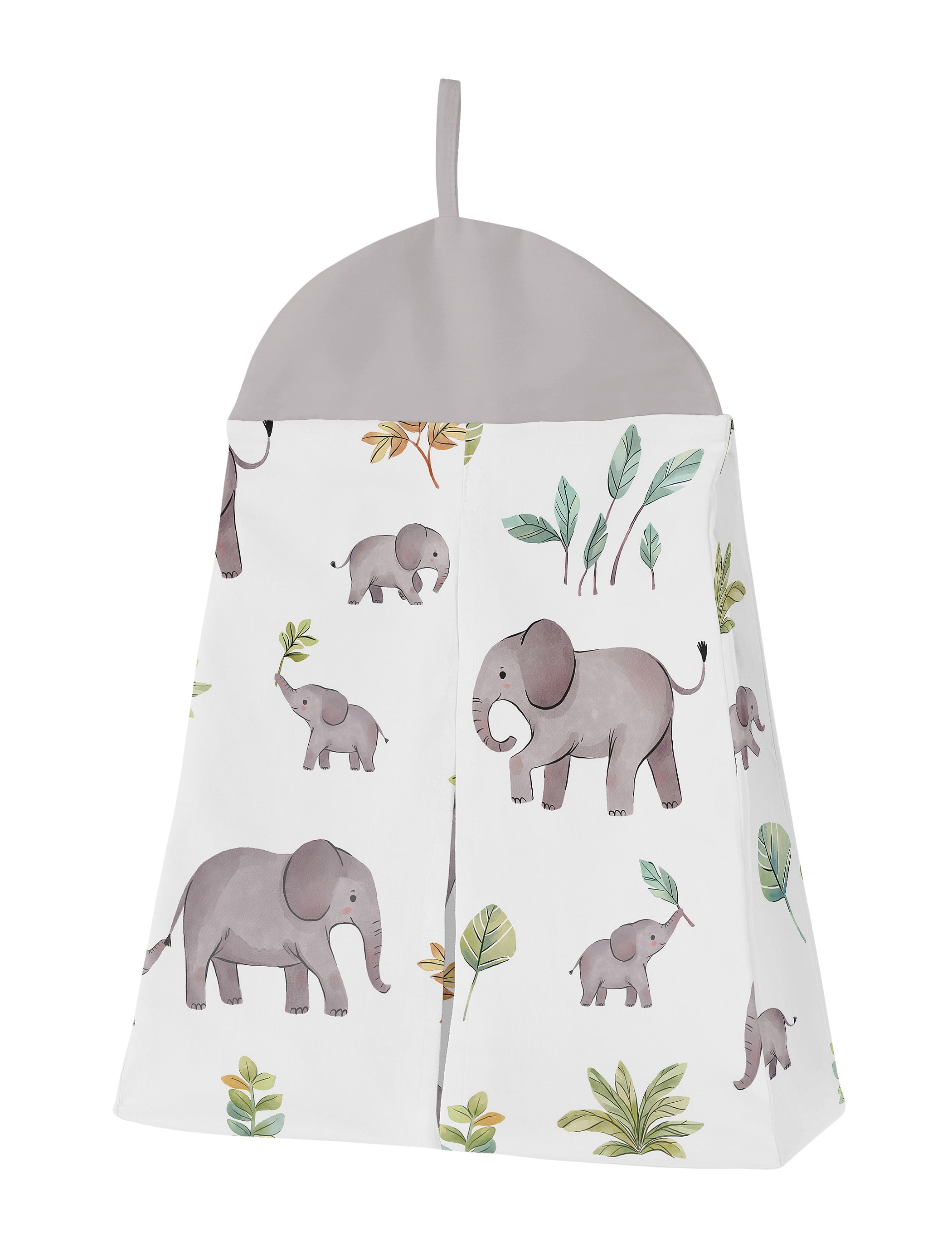 Sweet Jojo Designs Watercolor Elephants Boy, Girl, Unisex/Gender Neutral Crib Bedding + BreathableBaby Breathable Mesh Liner