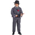 thumbnail image 1 of Costume Garçon Gangster à Rayures, Petit - Âge 4 à 6, 1 of 1