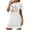 White, variant on Cxenplz Halloween Pajamas Womens Nightgown Fashion Ghost Printed Short Sleeve Nightdress Casual Crewneck Comfort Sexy Short Sleepshirts