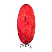 DTX INTL Elf Stor Premium Christmas Tree Cover Holiday Red Large Size for For 6 Ft Tree