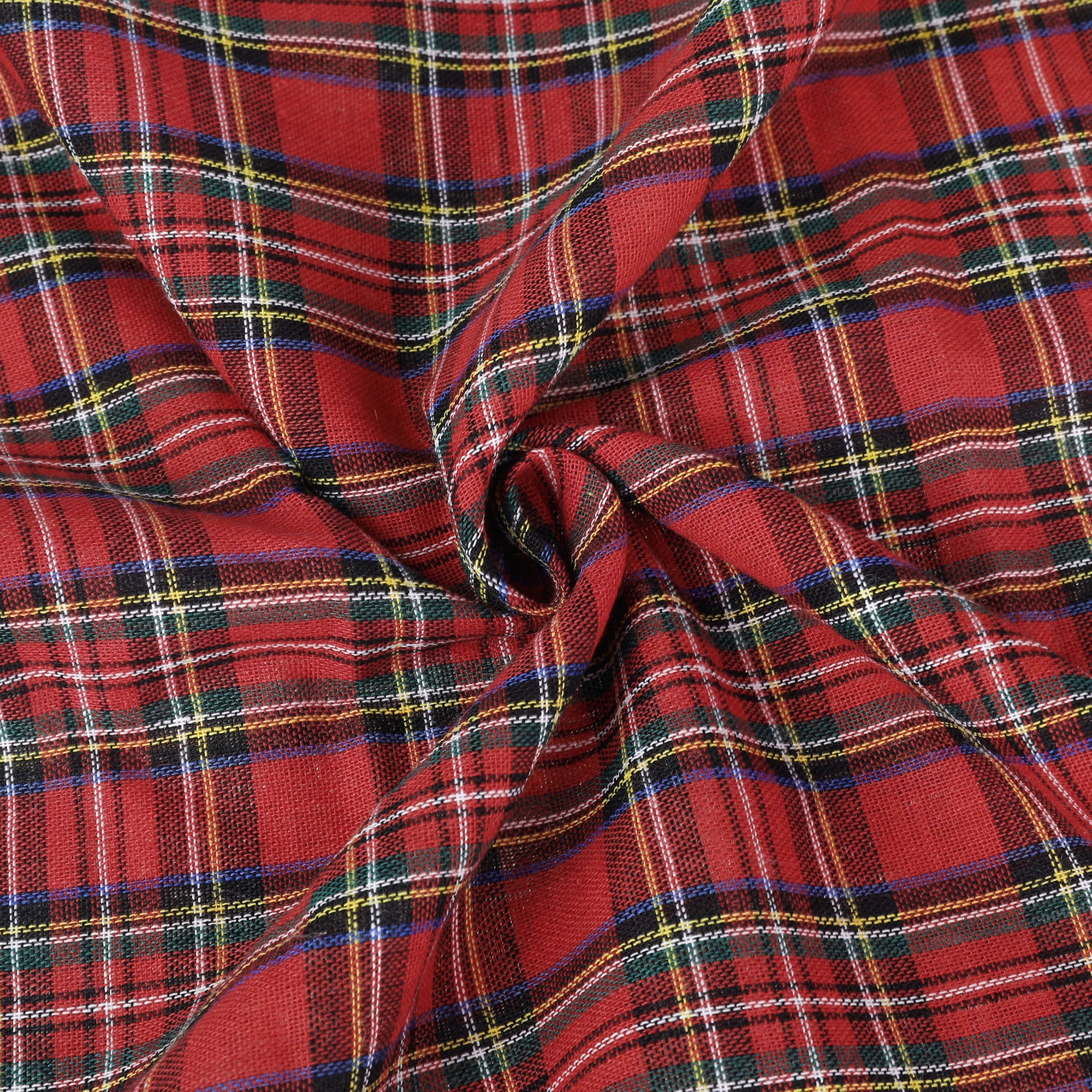 Unique Bargains 4 Pcs Plaid Throw Pillow Covers Fine Grid Red 18 x 18 Inch