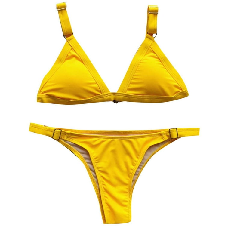 【新品未使用】AQUX⭐︎完売品⭐︎Brazilian Bikinis\"Yellow 新品未使用】AQUX⭐︎完売品⭐︎Brazilian Bikinis Yellow