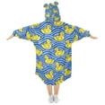 thumbnail image 2 of joogoo Wearable Blanket Hoodie for Ducks on Wavy Oversized Sherpa Hooded 3-14 YR M, 2 of 7