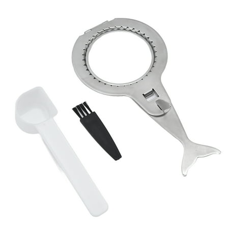 

Strainer Holder Coffee Filter Rack Dishwasher Safe Useful With Brush For Homemade Coffee
