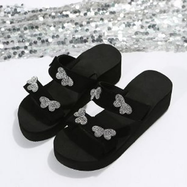 Platform flip flops best sale walmart