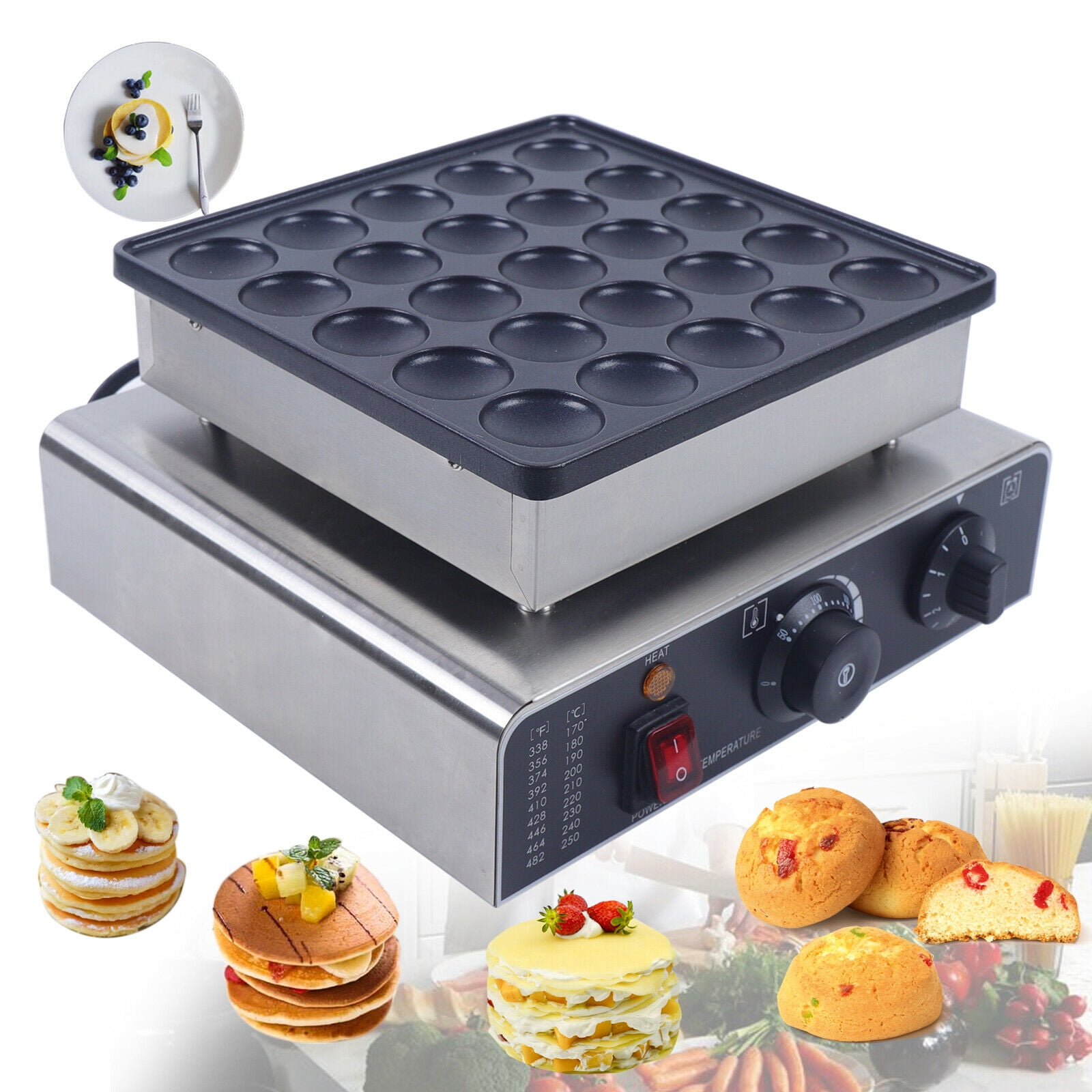Electric Mini Cup Cake Waffle Maker 12 Cakes Mini Cupcake Maker Machine  Electric Walnut Cake Maker Baking Breakfast Pan Oven - AliExpress