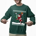 thumbnail image 2 of Christmas Sweatshirt, Santa Basketball Dunk Christmas Sweatshirt, Funny Ugly Holiday Sweatshirt, Xmas Gift for Basketball Lovers, 2 of 5
