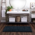 thumbnail image 2 of Mohawk Home Classic Cotton Plush Stain/Fade Resistant Non-Slip Washable Bath Mat, Twilight, 2'x5', 2 of 7